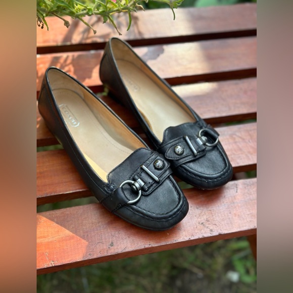 Coach Turn Lock Accented Genuine Leather Loafers SZ US 7B - Picture 5 of 14